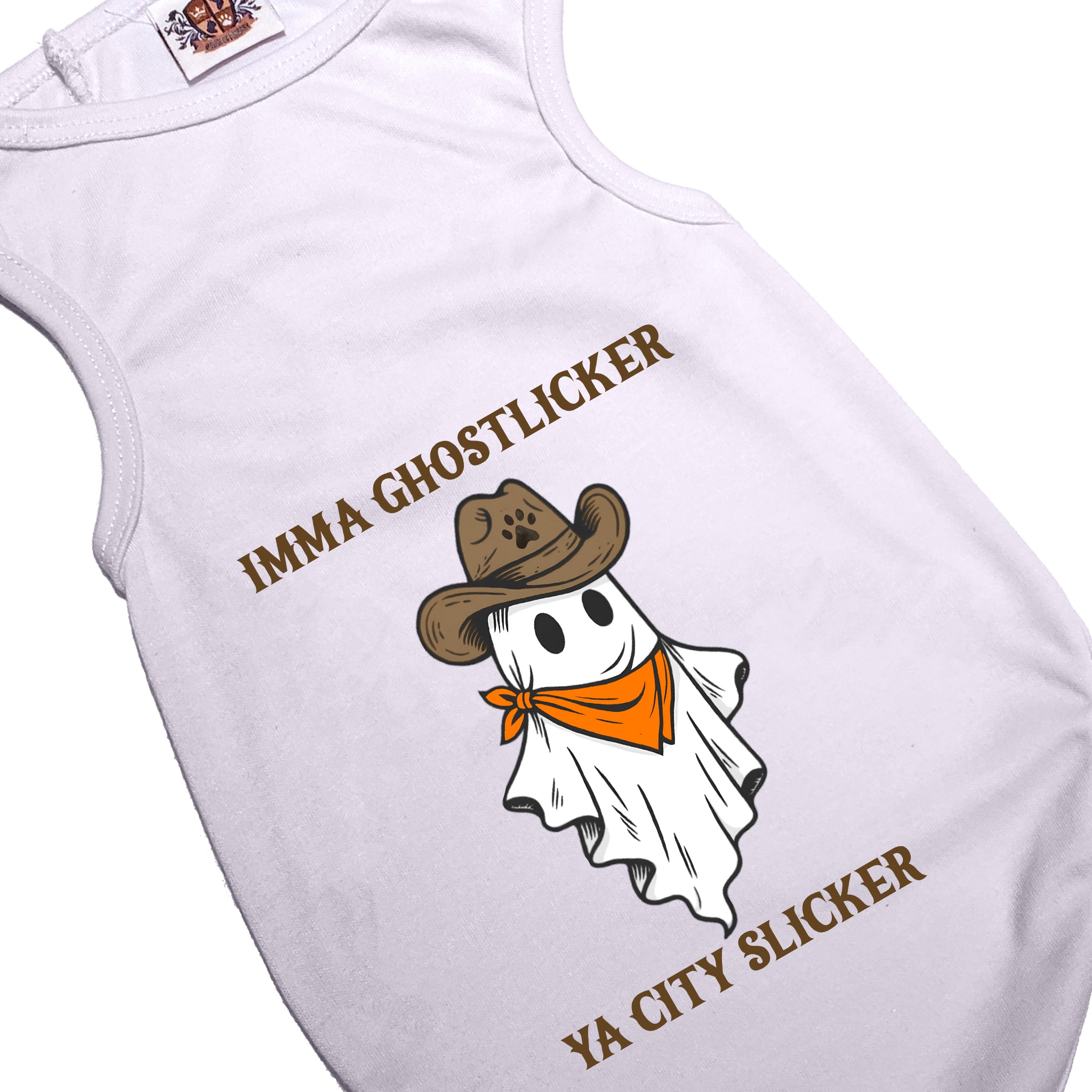 Halloween Dog Shirt | Cowboy Ghostlicker
